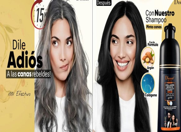 Hair Color & Repair Shampoo™  Shampoo Colorante Cubre Canas