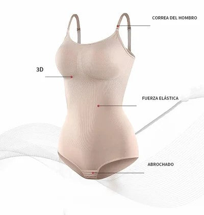 FullBody Corset™   Body cuello cuadrado